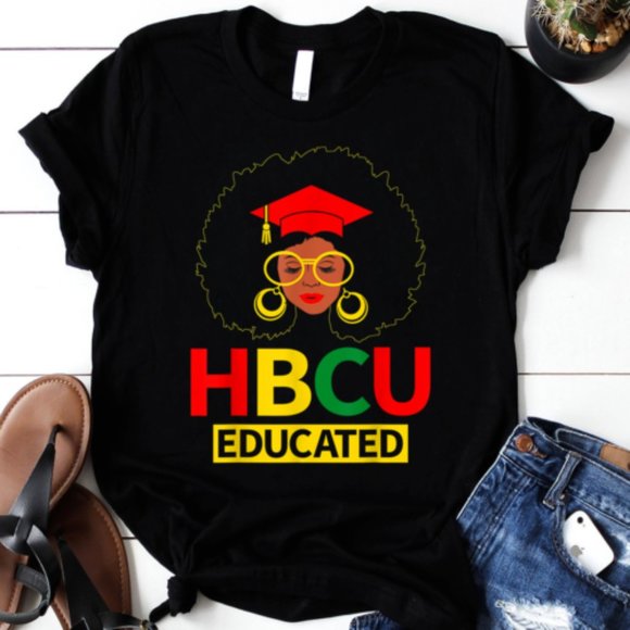 HBCU Educated Historical Black College Graduate Men's Women's T-Shirt - Picture 1 of 1